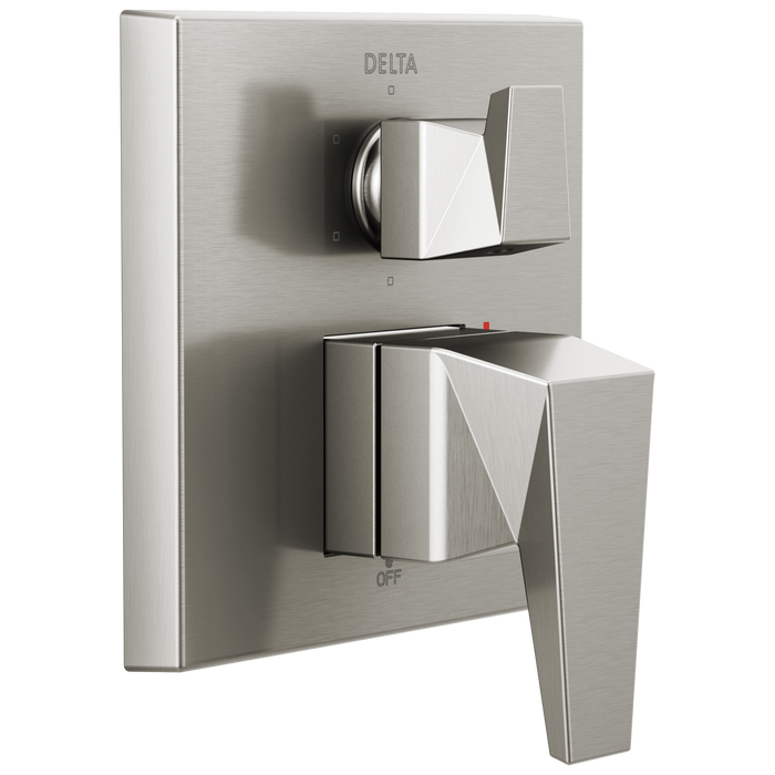 Delta Trillian T24943 Two-Handle Monitor 14 Series Valve Trim with 6-Setting Diverter, lumicoat stainless