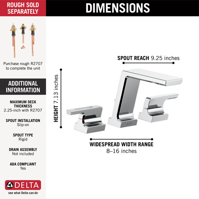 Delta Pivotal: Roman Tub Trim