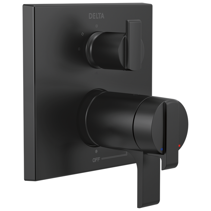 Delta Ara T27T867 Angular Modern TempAssure 17T Series Valve Trim with 3-Setting Integrated Diverter