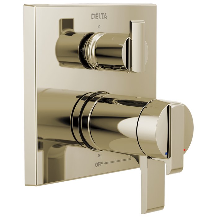 Delta Ara T27T867 Angular Modern TempAssure 17T Series Valve Trim with 3-Setting Integrated Diverter