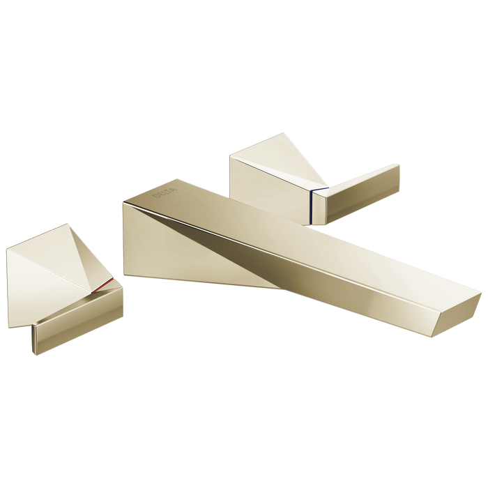 Delta Trillian T3543LF Two Handle Wall Mount Bathroom Faucet Trim
