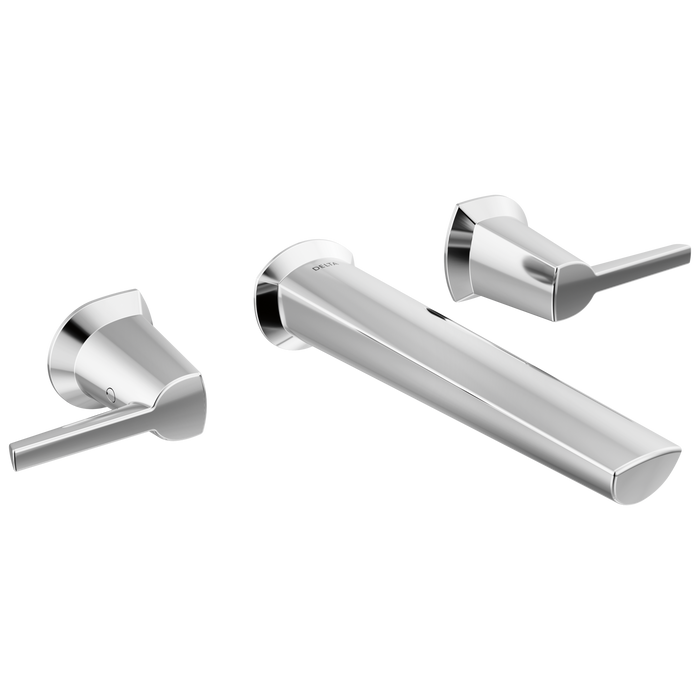 Delta Galeon T3571LF Two Handle Wall Mount Bathroom Faucet