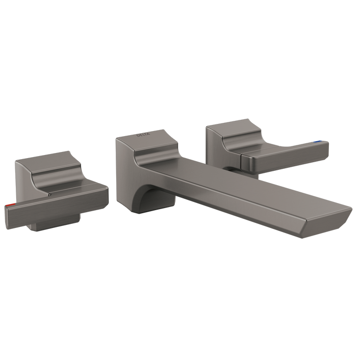 Delta Pivotal T3599LF Two-Handle Wall Mount Bathroom Faucet Trim
