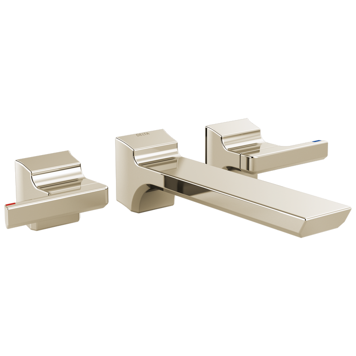Delta Pivotal T3599LF Two-Handle Wall Mount Bathroom Faucet Trim