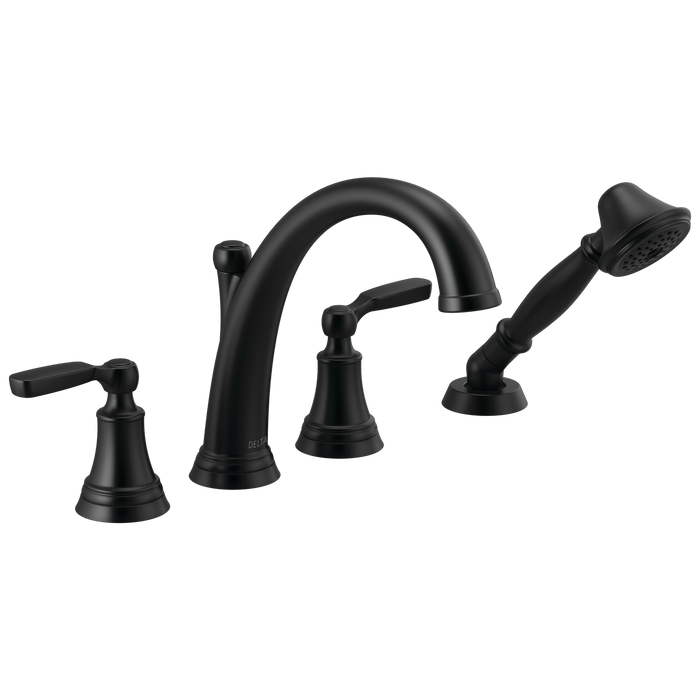 Delta Woodhurst T4732 Roman Tub with Handshower Trim