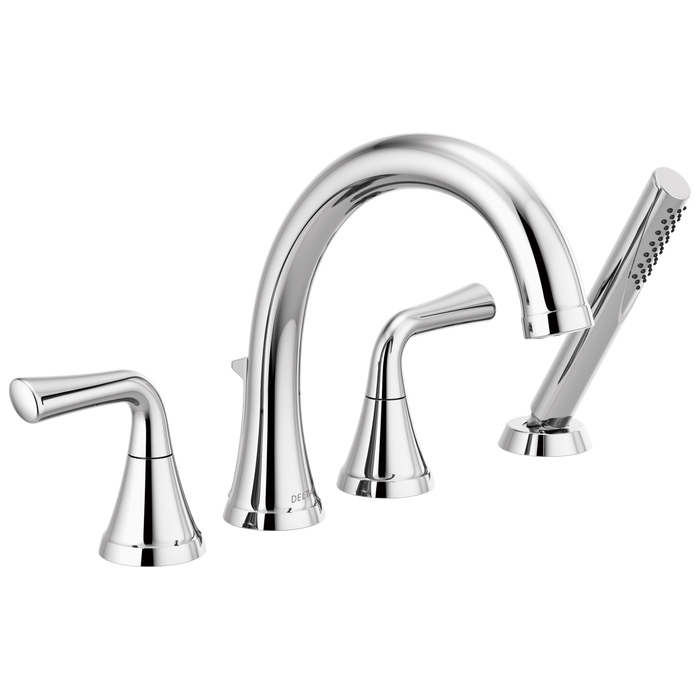Delta Kayra T4733 Roman Tub Trim with Hand Shower