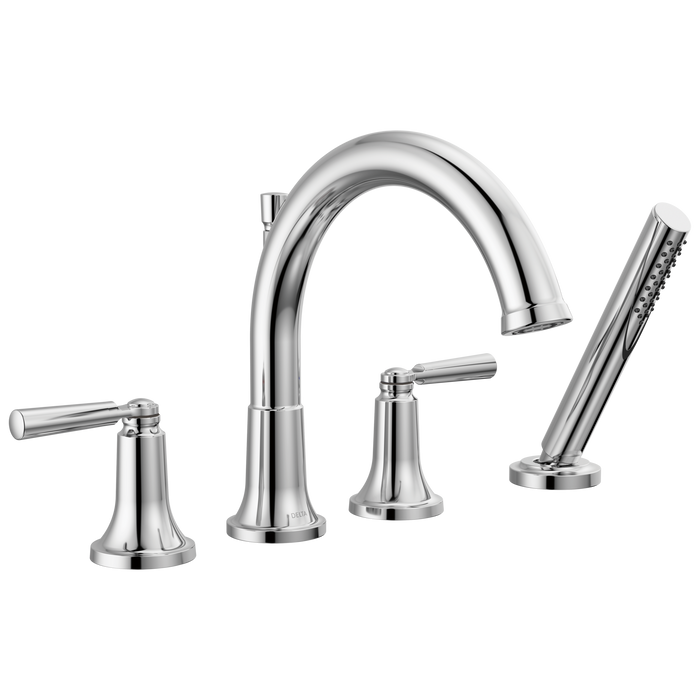 Delta Saylor T4735 Roman Tub Trim with Hand Shower