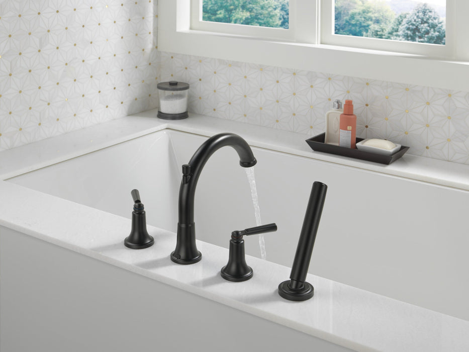 Delta Saylor T4735 Roman Tub Trim with Hand Shower
