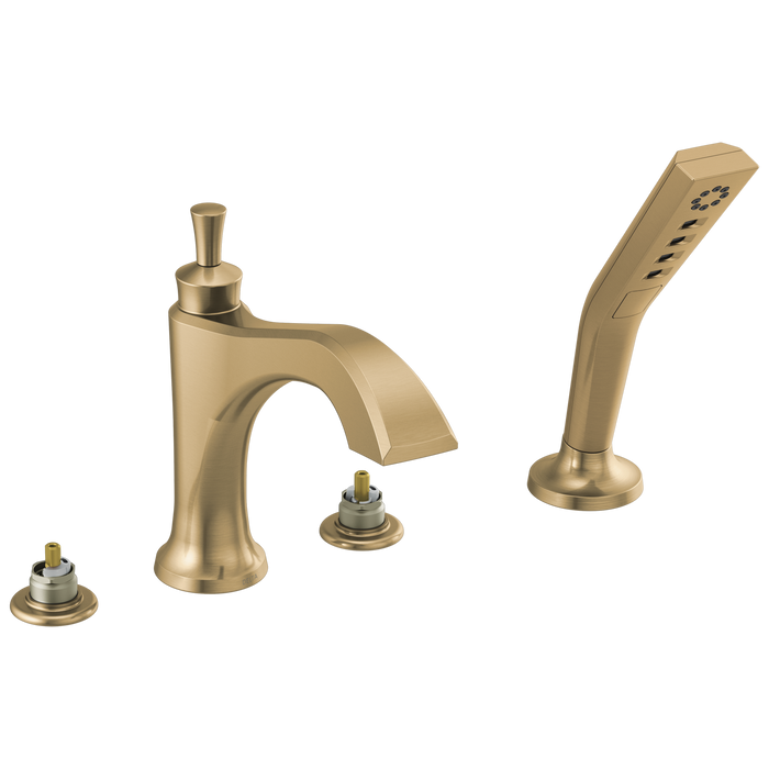 Delta Dorval T4756 Roman Tub with Hand Shower Trim - Less Handles
