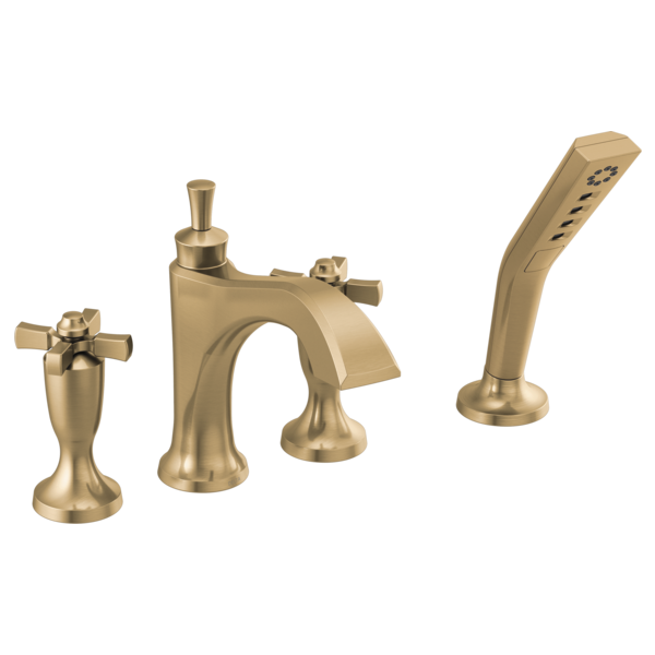 Delta Dorval T4756 Roman Tub with Hand Shower Trim - Less Handles