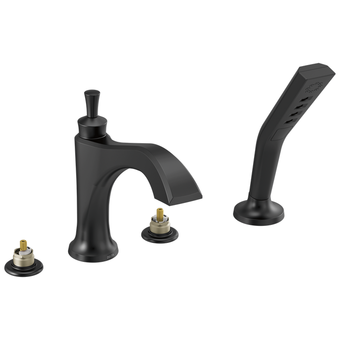 Delta Dorval T4756 Roman Tub with Hand Shower Trim - Less Handles
