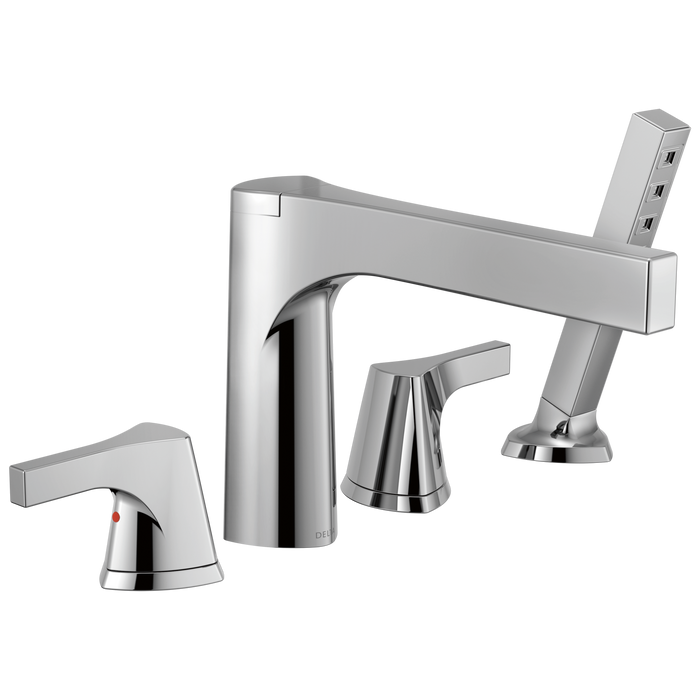 Delta Zura T4774 Roman Tub with Hand Shower Trim