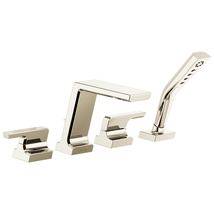 Delta Pivotal T4799 Roman Tub with Hand Shower Trim