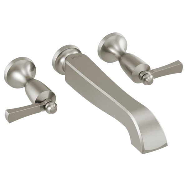 Delta Dorval T5756 Two Handle Wall Mount Tub Filler - Less Handles