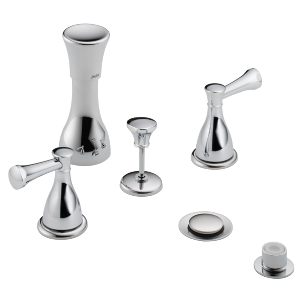 Delta Lockwood H240 Metal Lever Handle Set - 2H Bathroom, chrome - view 3