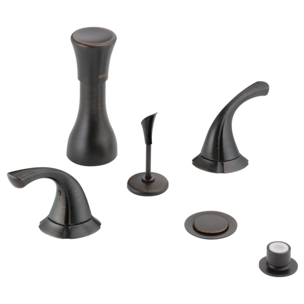 Delta Addison H292SS Metal Lever Handle Set - 2H Bathroom