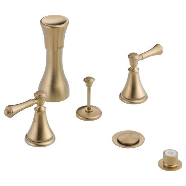 Delta Cassidy H297RB Metal Lever Handle Set - Deck Mount Bathroom & Bidet