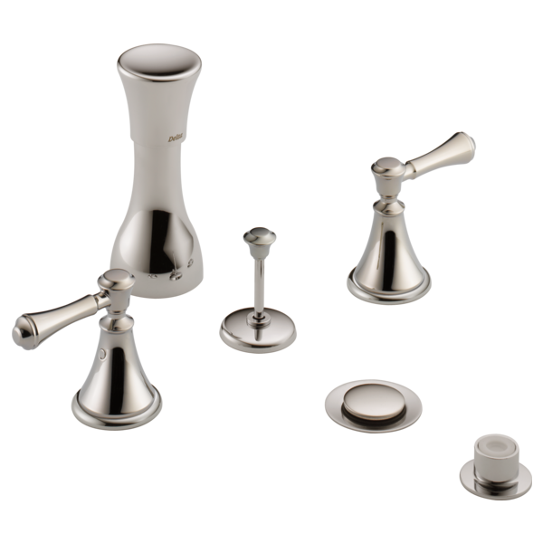 Delta Cassidy H297RB Metal Lever Handle Set - Deck Mount Bathroom & Bidet