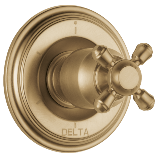 Delta Cassidy H595SS Metal Cross Handle Kit - Transfer Valve