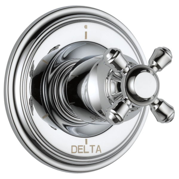 Delta Cassidy H595SS Metal Cross Handle Kit - Transfer Valve