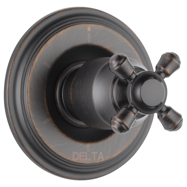 Delta Cassidy H595SS Metal Cross Handle Kit - Transfer Valve