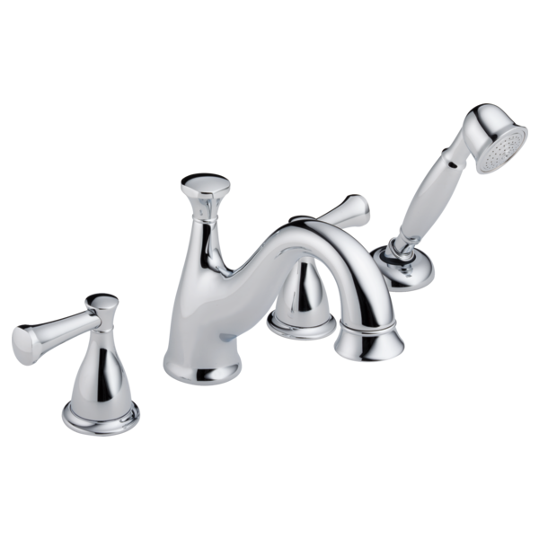 Delta Lockwood H640 Metal Lever Handle Set - Roman Tub, chrome - view 3
