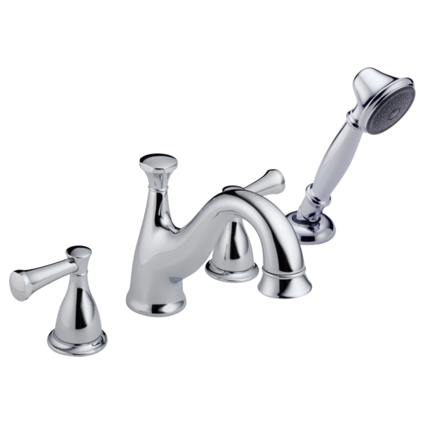 Delta Lockwood H640 Metal Lever Handle Set - Roman Tub, chrome - view 5