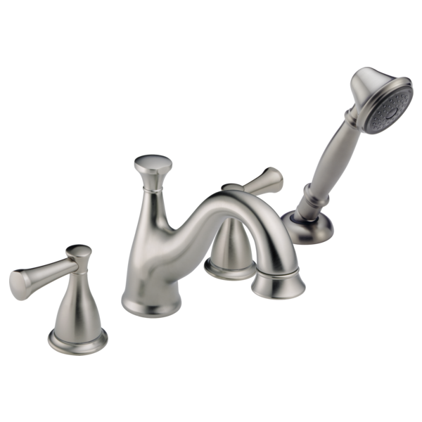 Delta Lockwood H640 Metal Lever Handle Set - Roman Tub, stainless steel - view 5
