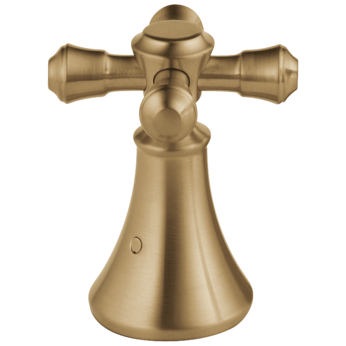 Delta Cassidy H695SS Metal Cross Handle Set - Roman Tub