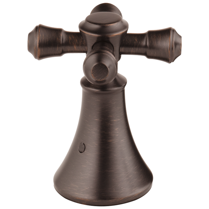 Delta Cassidy H695SS Metal Cross Handle Set - Roman Tub