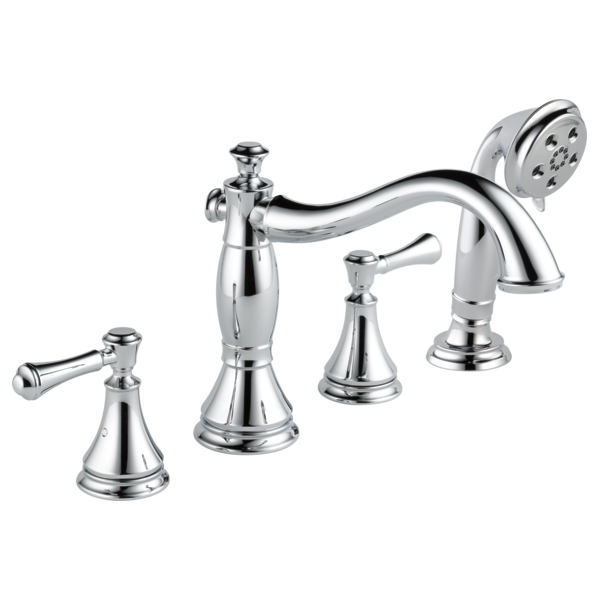 Delta Cassidy H697SS Metal Lever Handle Set - Roman Tub