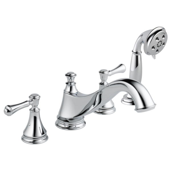 Delta Cassidy H697SS Metal Lever Handle Set - Roman Tub