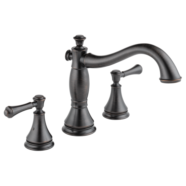 Delta Cassidy H697SS Metal Lever Handle Set - Roman Tub
