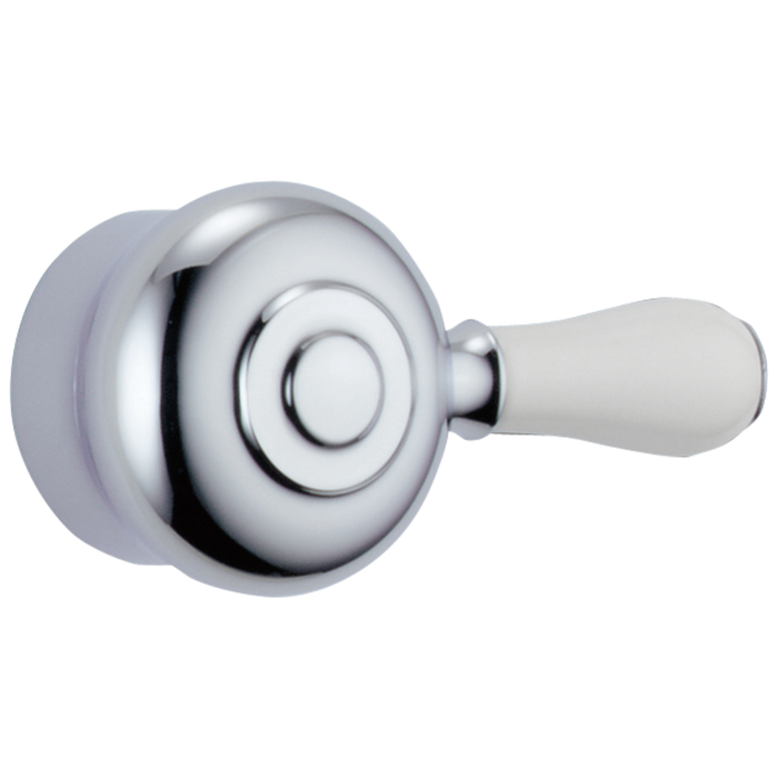 Delta Leland H777SS Porcelain Handle Kit - Tub & Shower