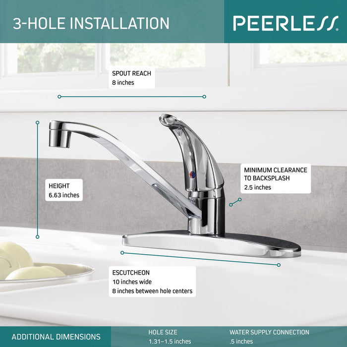 Peerless Core P110LF Single Handle Kitchen Faucet