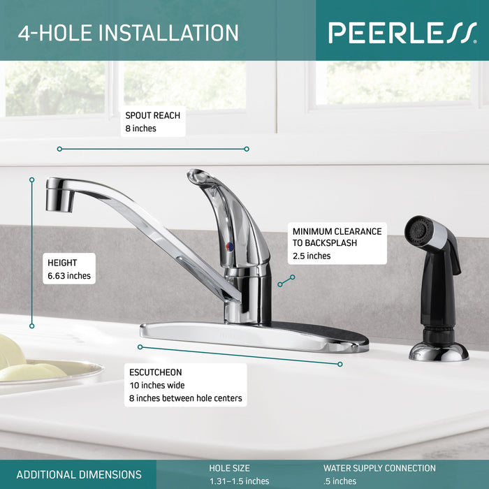 Peerless Core P115LF Single Handle Kitchen Faucet
