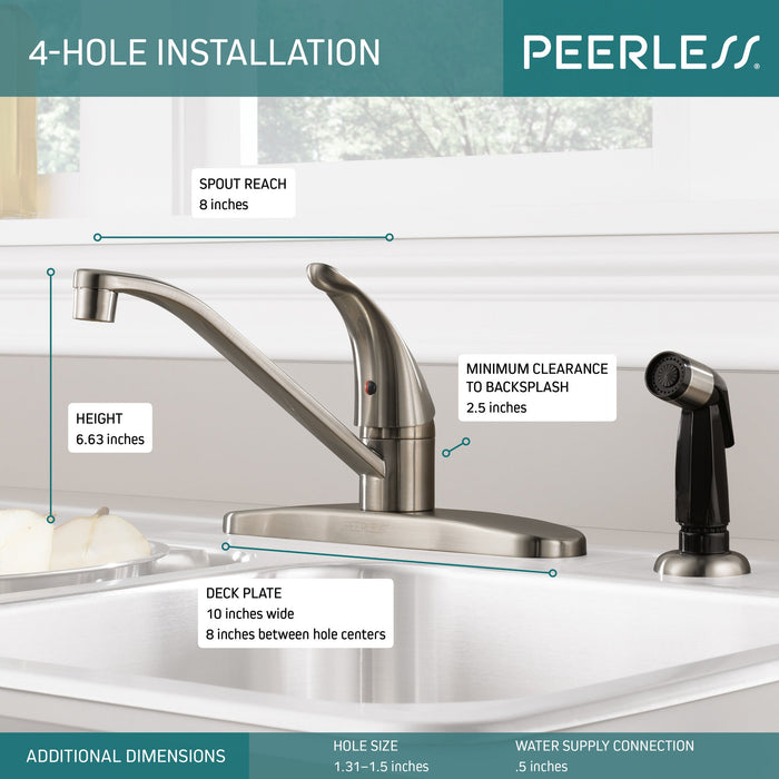 Peerless Core P115LF Single Handle Kitchen Faucet