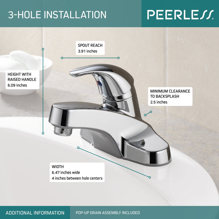 Peerless Core P136LF Single Handle Bathroom Faucet