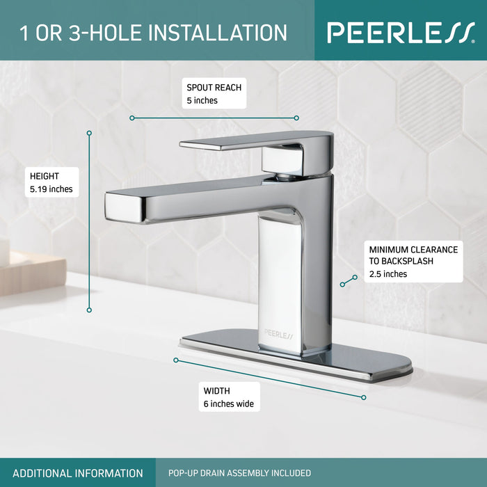 Delta Peerless Xander:P1519LF Single Handle Bathroom