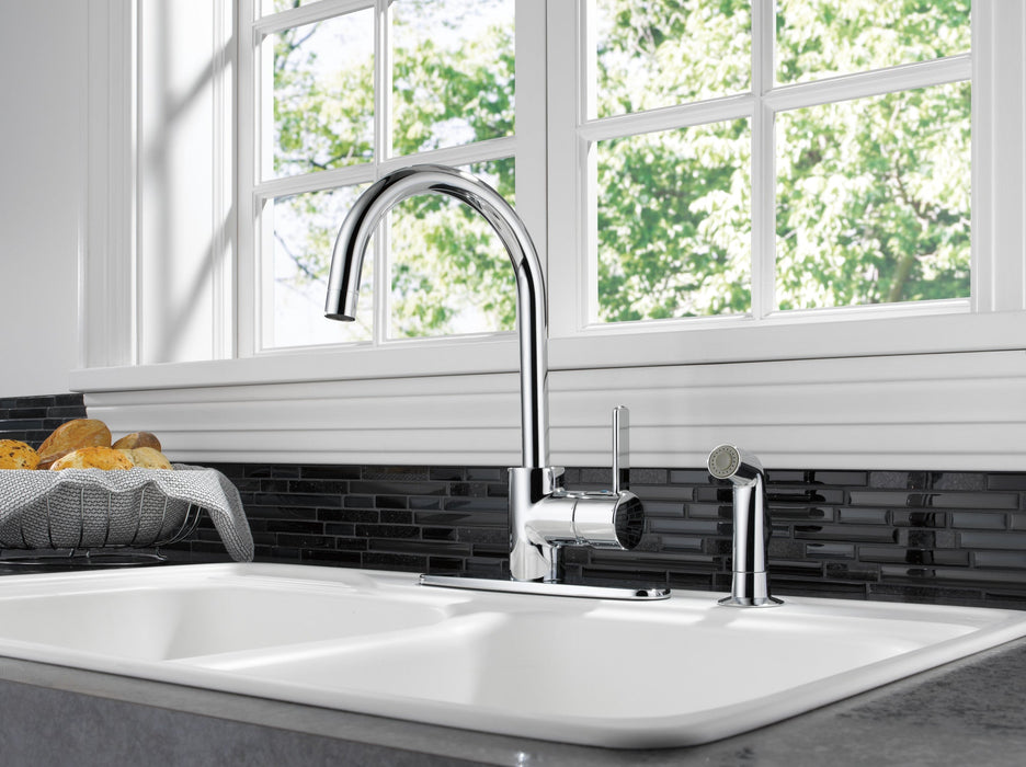 Peerless Precept P199152LF Single Handle Kitchen Faucet with Spray