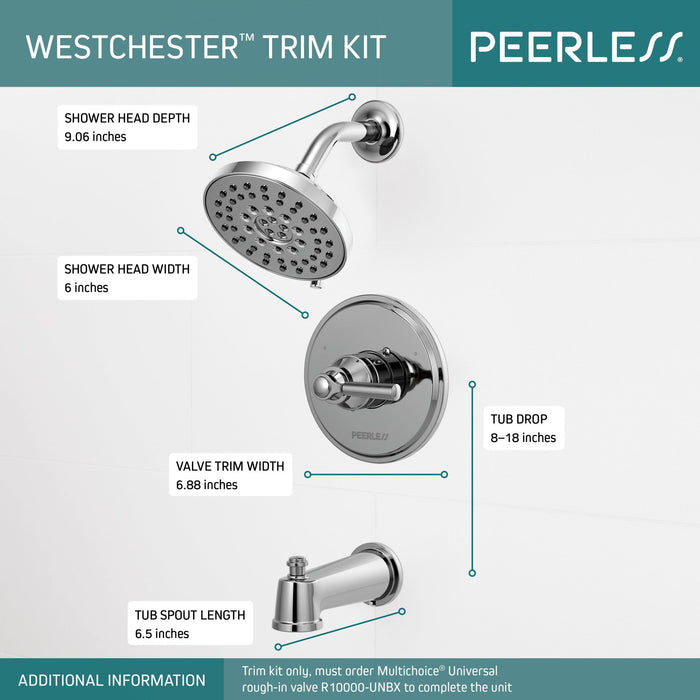 Peerless Westchester PTT14423 Tub/Shower Trim 14S
