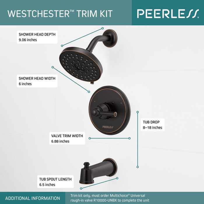Peerless Westchester PTT14423 Tub/Shower Trim 14S