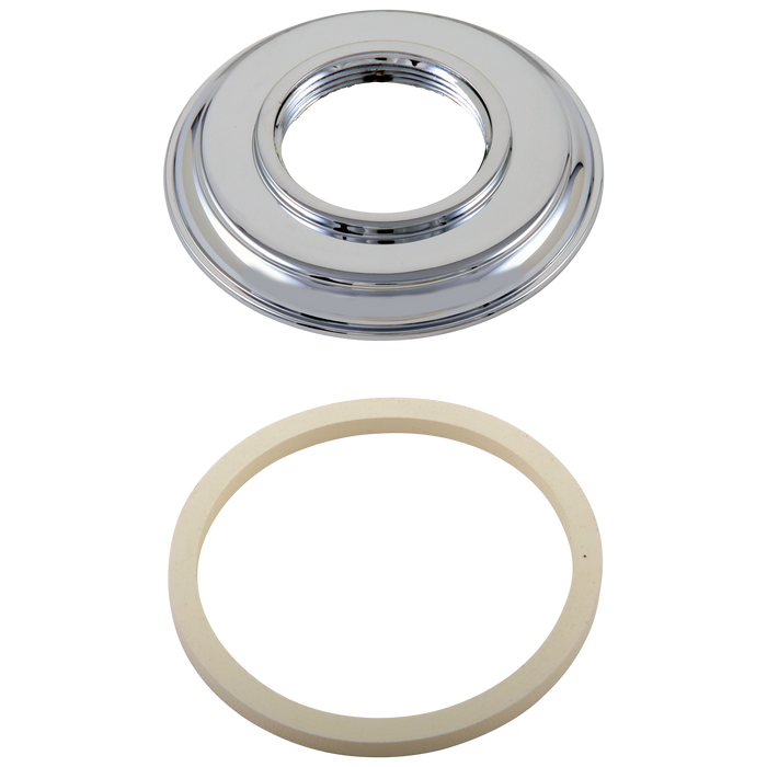 Delta RP23094SS Handle Base w/ Gasket - Roman Tub, Chrome