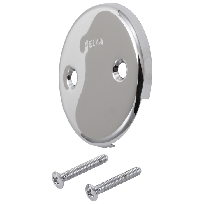 Delta RP31556RB Overflow Plate & Screws - No Trip Lever