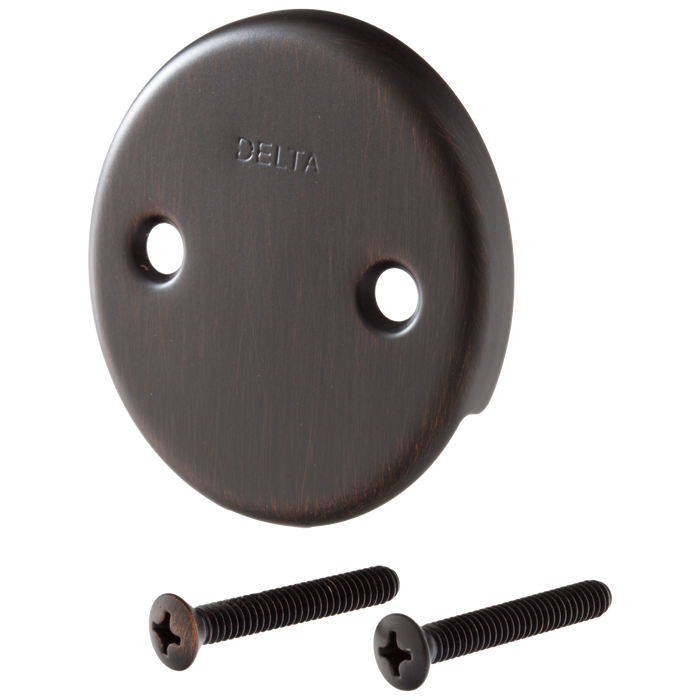Delta RP31556RB Overflow Plate & Screws - No Trip Lever