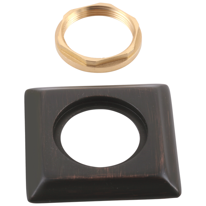 Delta Dryden RP53410SS Handle Base, Nut & Gasket - Roman Tub