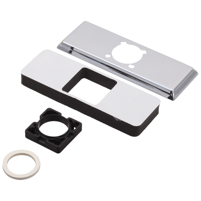 Delta Dryden RP61840SP Escutcheon - 3 Hole - 1H Bathroom, Chrome