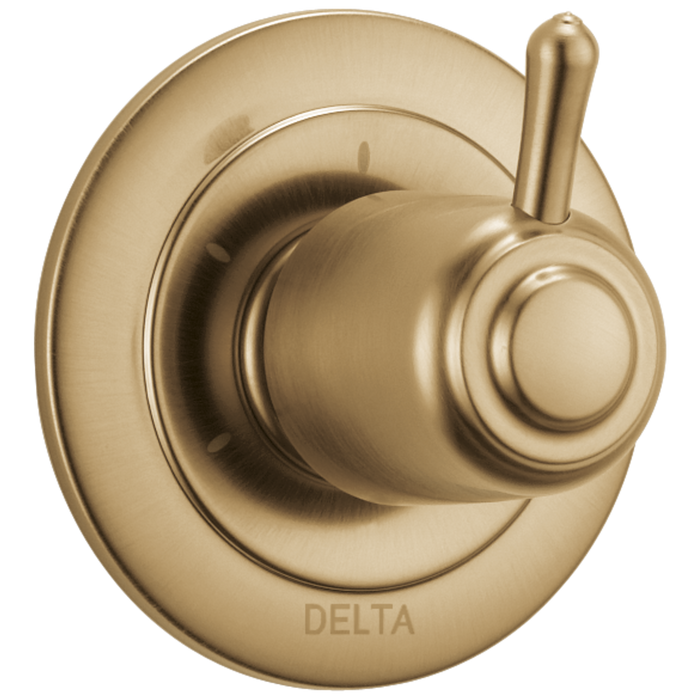Delta T11800 3-Setting 2-Port Diverter Trim, champagne bronze