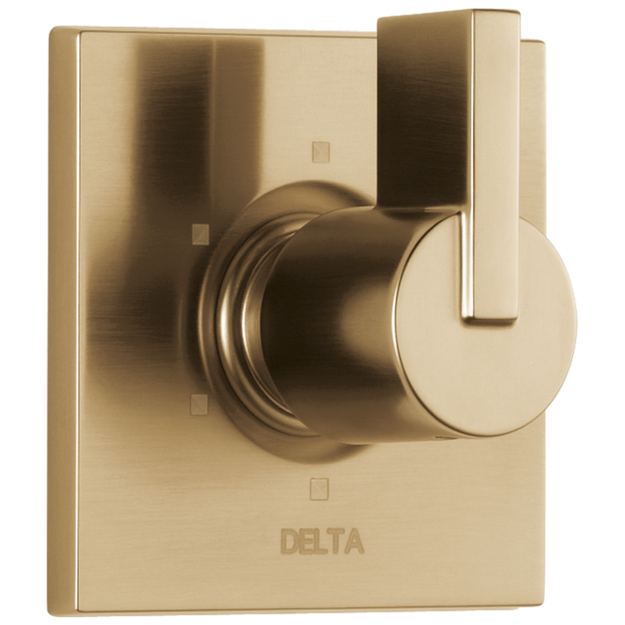 Delta Vero T11953 6-Setting 3-Port Diverter Trim, champagne bronze