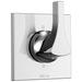 Delta Zura T11974 6-Setting 3-Port Diverter Trim, chrome
